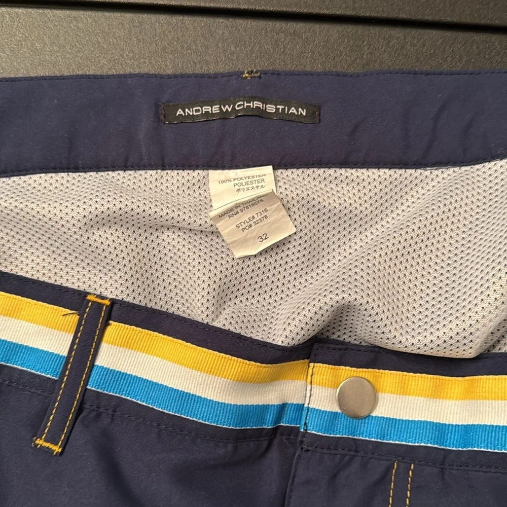 Andrew Christian swim trunk men's size 32 - Picture 3 of 3